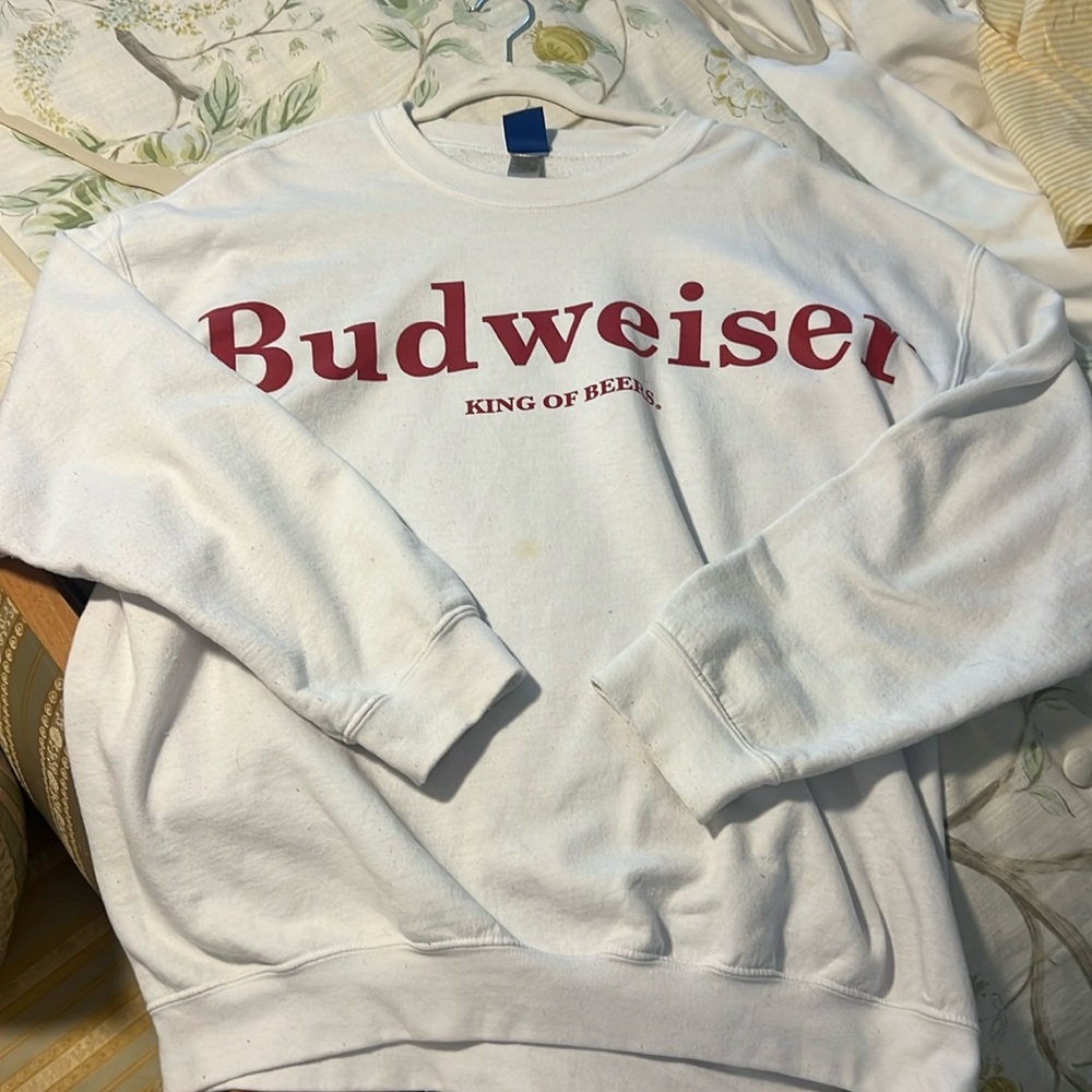 vintage budweiser sweatshirt